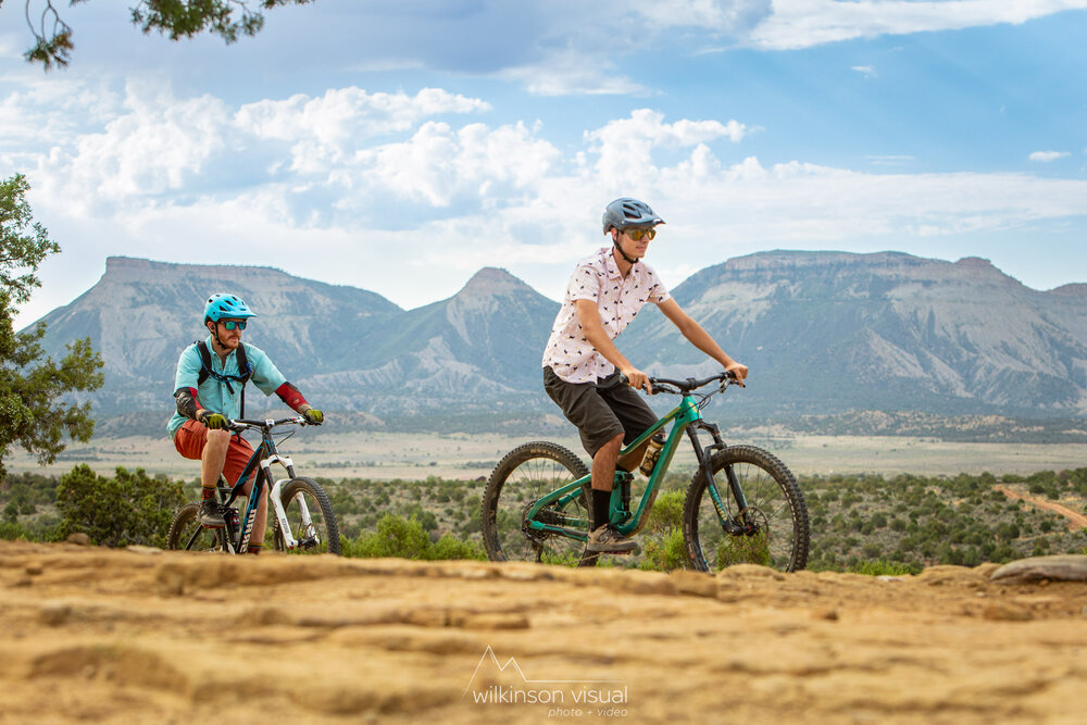  Moutain biking around southwest Colorado 