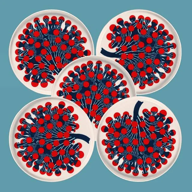 Kustaa Saksi for Marimekko - "Merivuokko" plate @marimekkoglobal #mindscapes