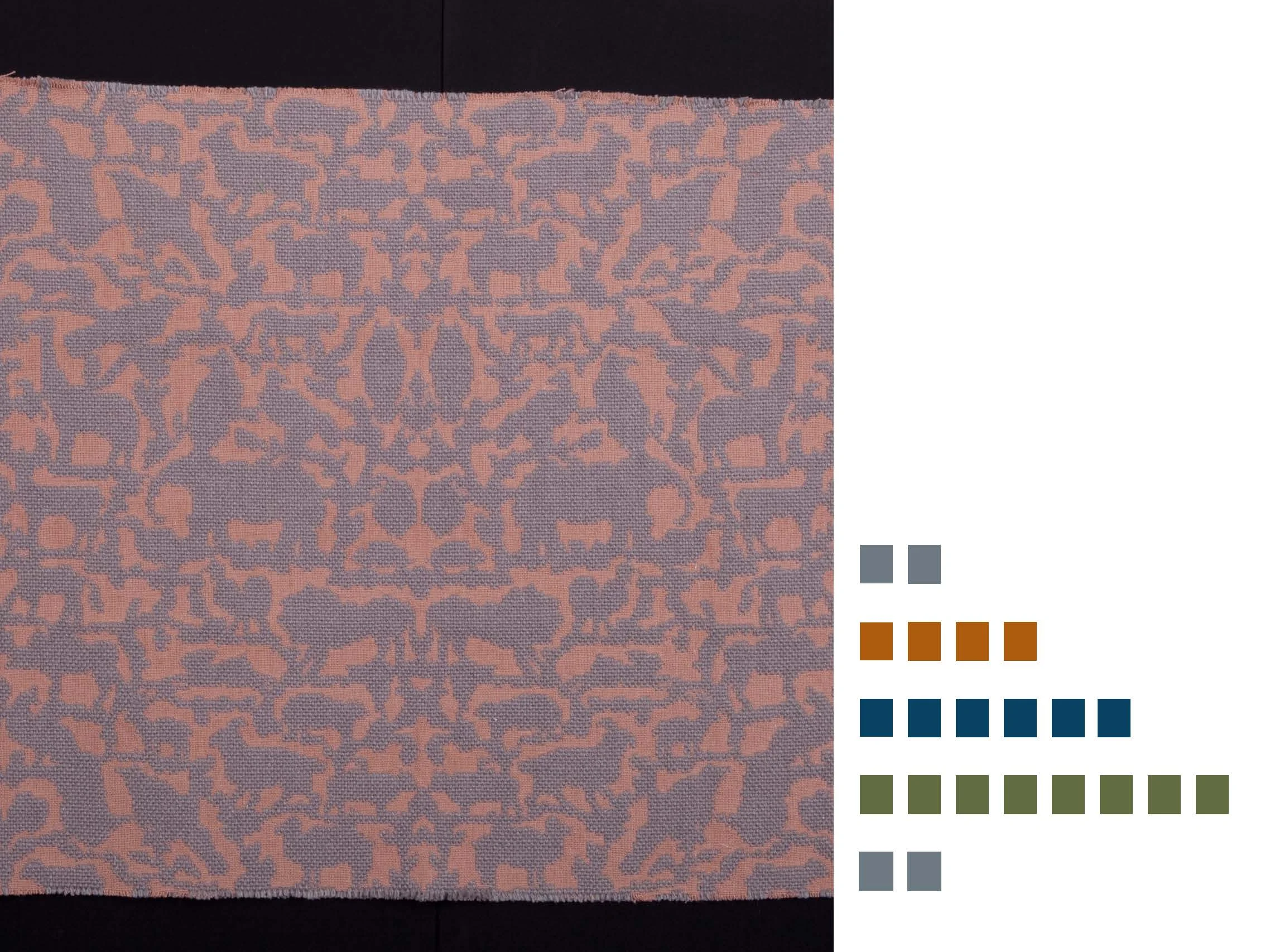   Noah's Ark &nbsp;, Jack Lenor Larsen, 1982 Cinquain Poetic structure visualized  