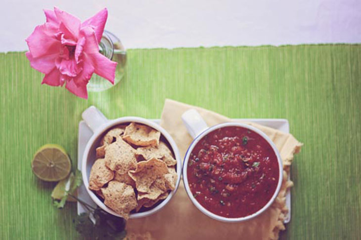 josh's salsa and chips yum yum