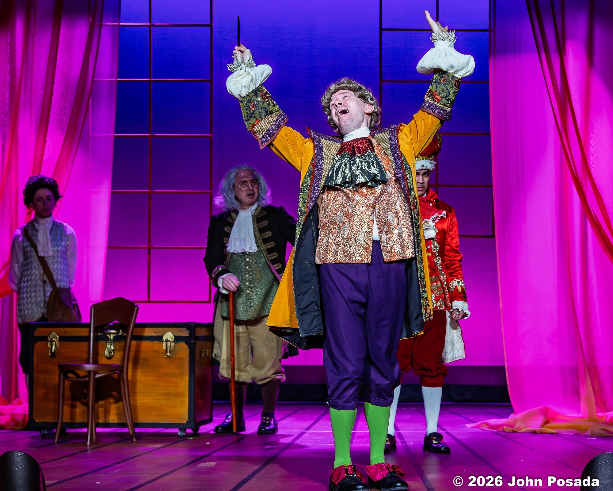  (front) Davis Cameron Lemley (back) Lily Snow, Isaac J. Conner, and Tyler Brian.  Photo credit: John Posada 