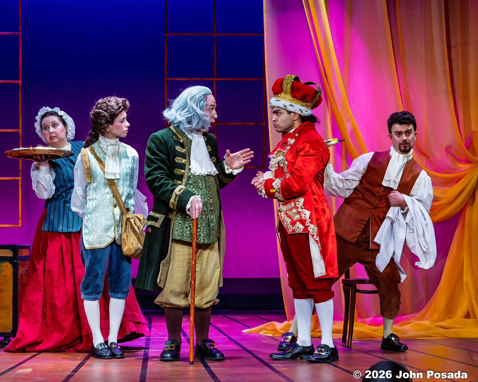  Danielle MacMath, Lily Snow, Isaac J. Conner, Tyler Brian, and Andy Danford.  Photo credit: John Posada 