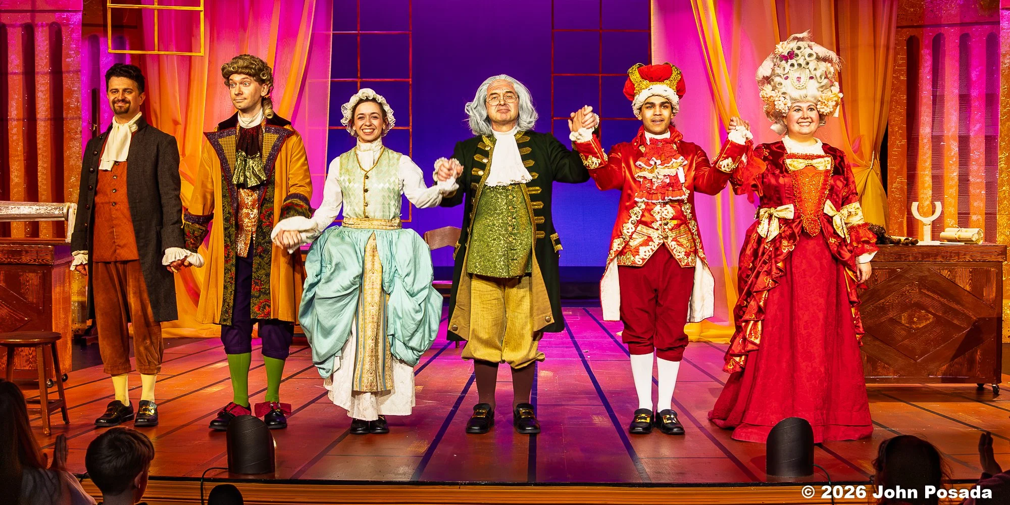  Andy Danford, Davis Cameron Lemley, Lily Snow, Isaac J. Conner, Tyler Brian and Danielle MacMath.  Photo credit: John Posada 