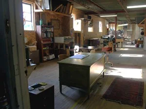 A view of Dinderbeck Studios' 2,000 sq ft studio space.