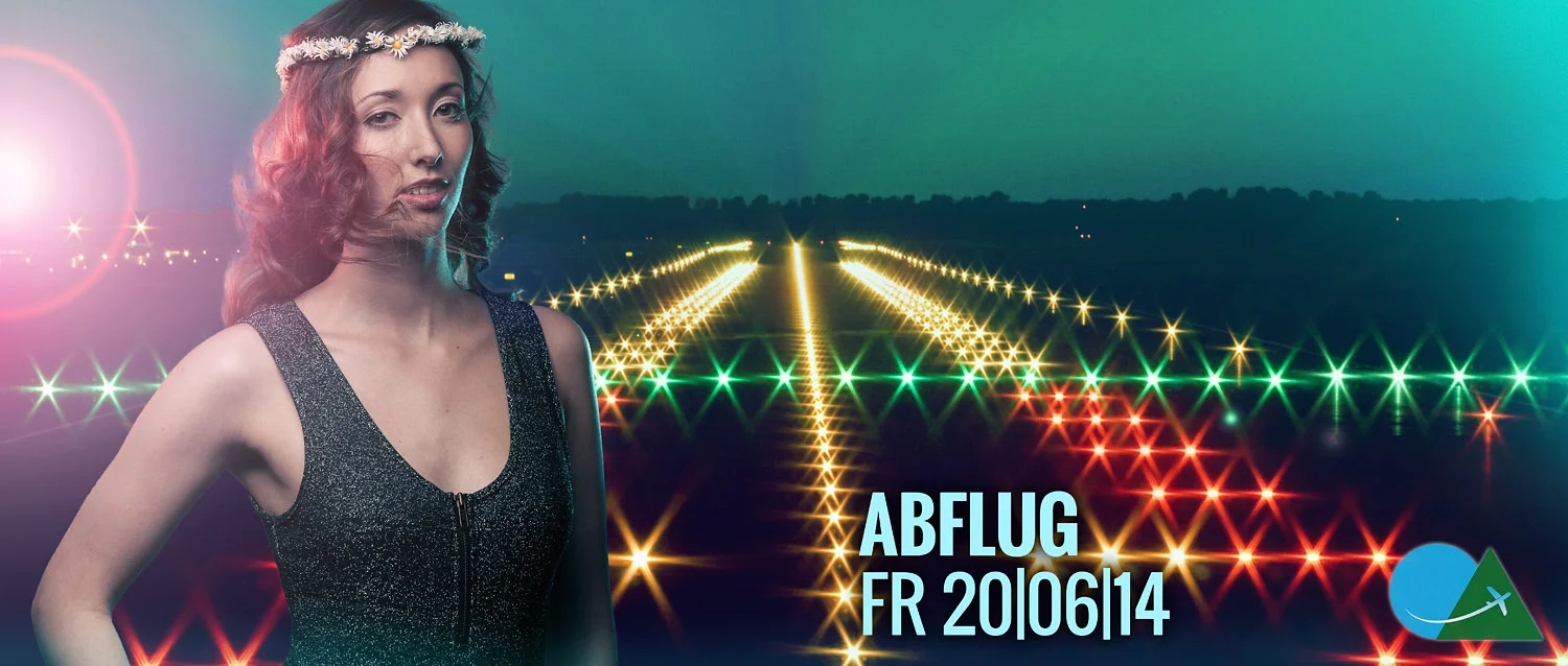 Banner fürs Abflug-Festival 2014