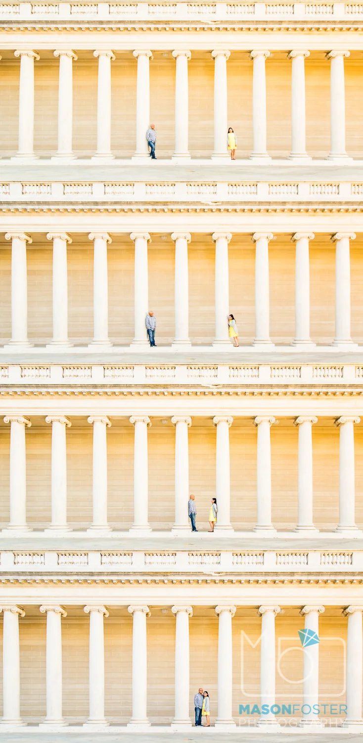 legion of honor engagement photography san francisco