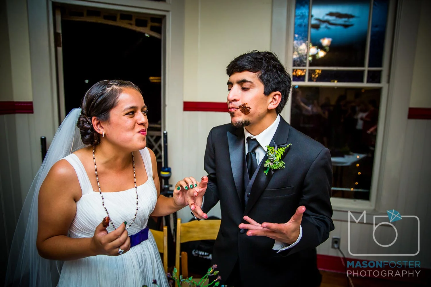 cake cutting | san francisco wedding photography