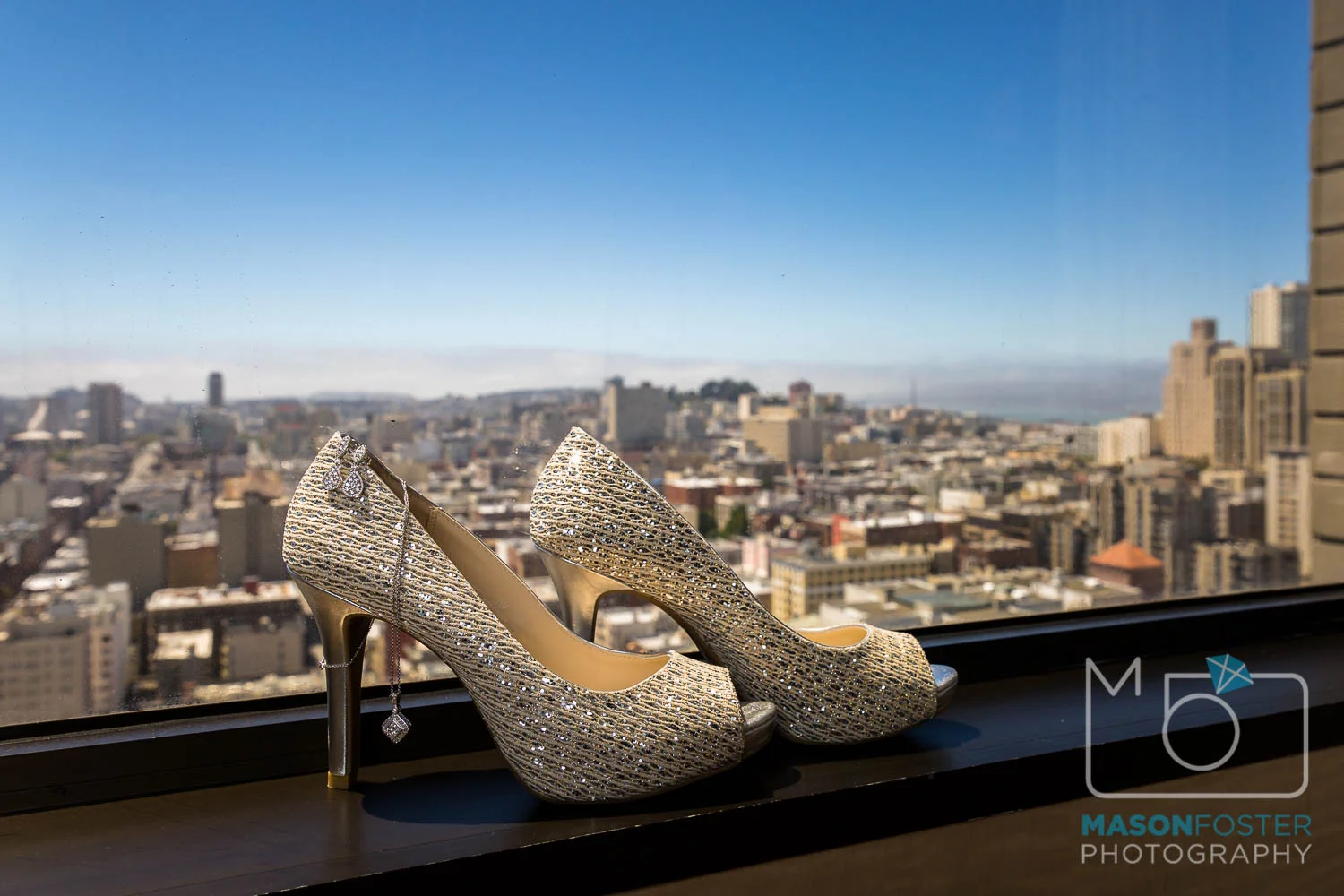 wedding shoes at the westin st. francis in san francisco