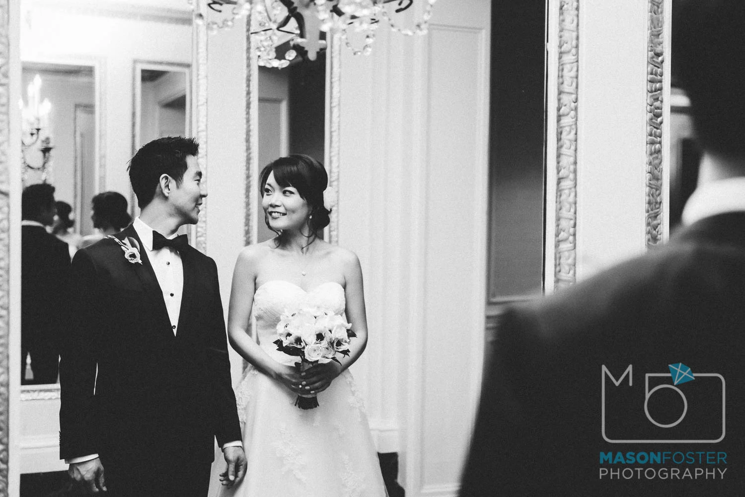 bride and groom portraits , wedding photography at the westin st. francis in san francisco