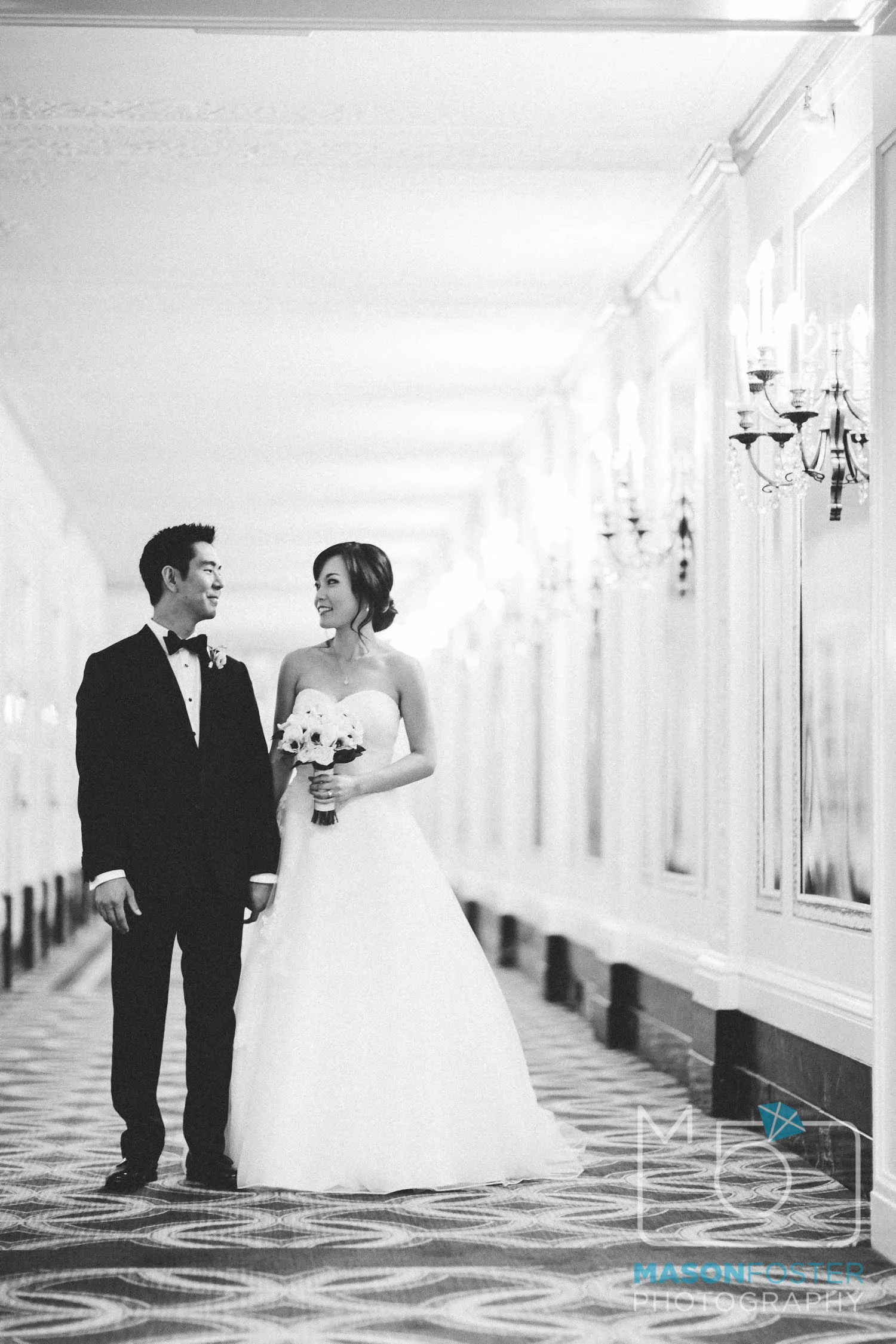 bride + groom , wedding photography at the westin st. francis in san francisco