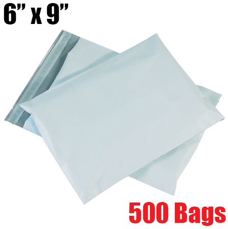Premium White Tear-Proof Poly Mailing Envelopes Bags 6x9