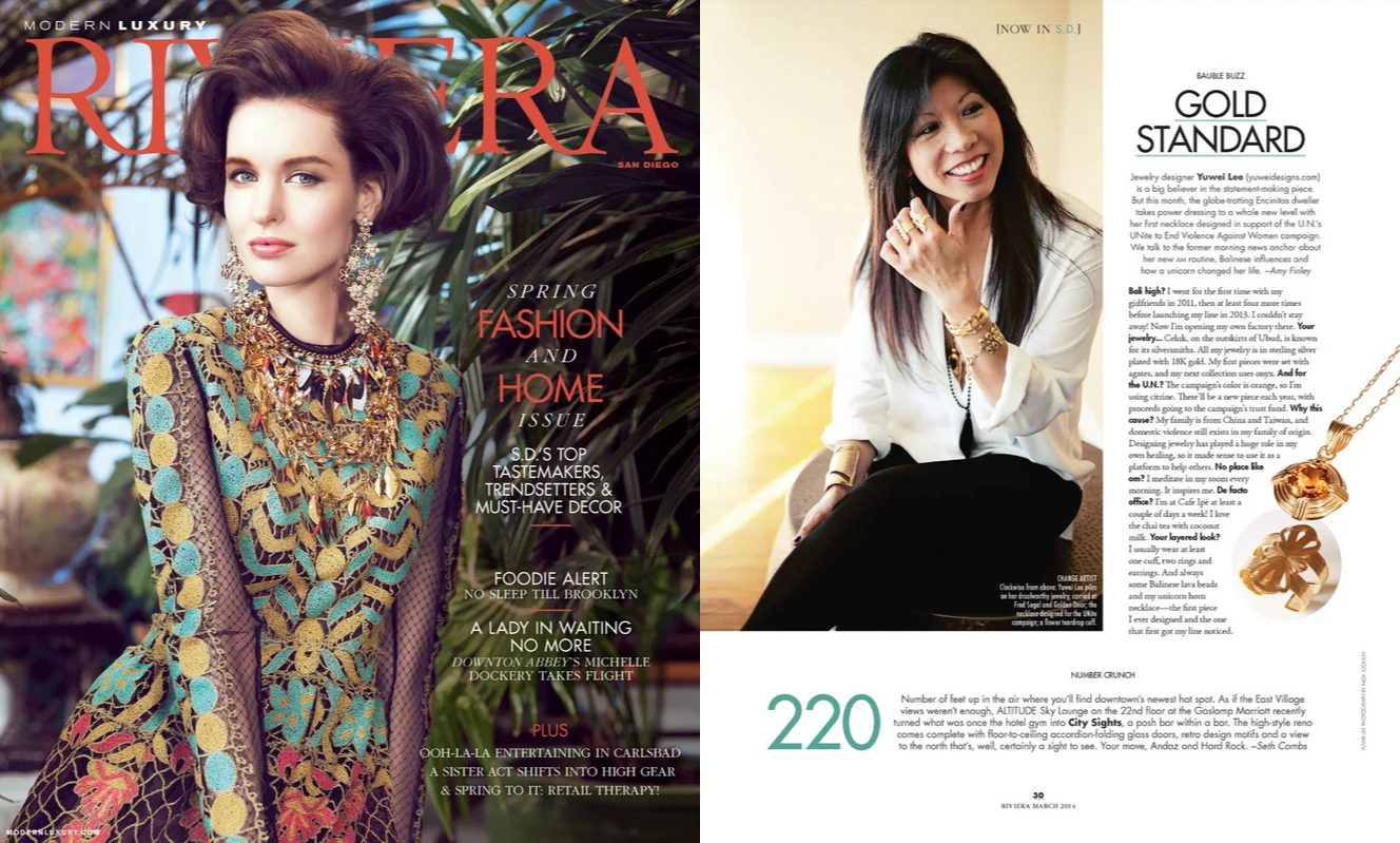Riviera Magazine Spring 2014 Issue Cover