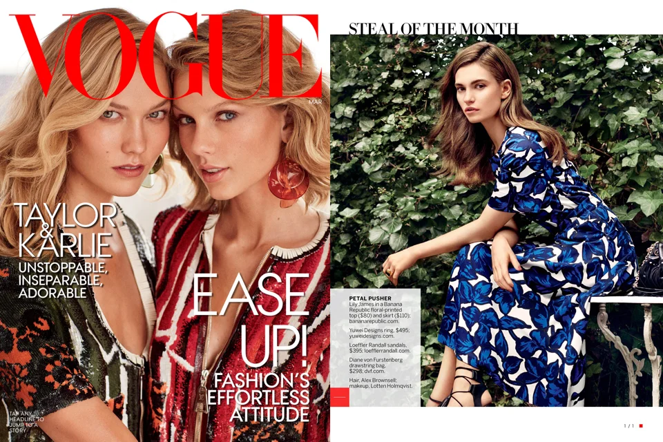 VOGUE - LILY JAMES