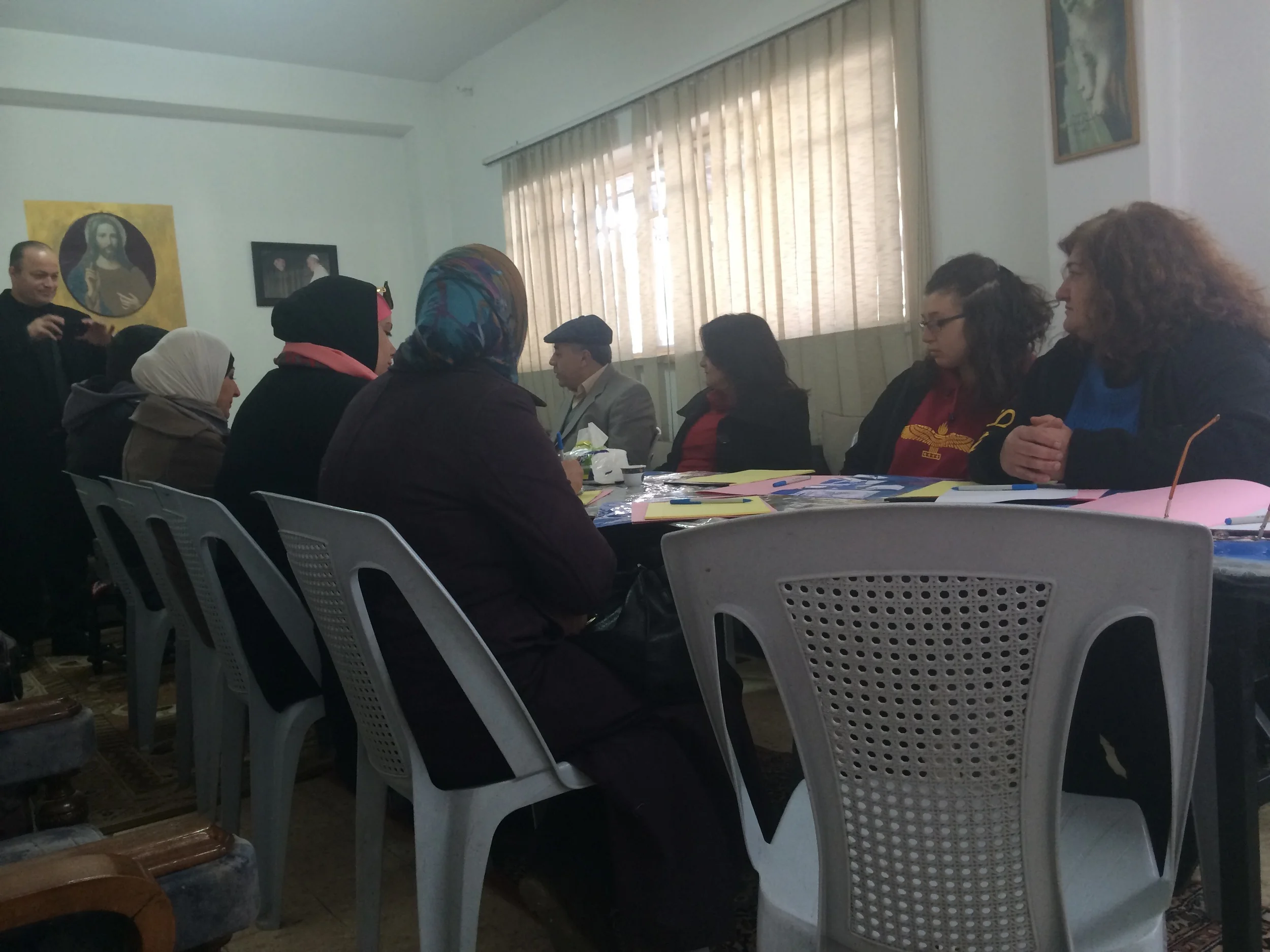DSPR Training at a Catholic Chruch in Ashrafieh, Amman.