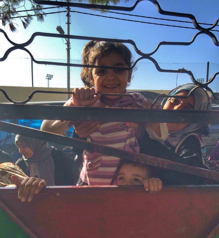 Families at Husn Palestinian Refugee Camp in Irbid, Jordan. November 2014.
