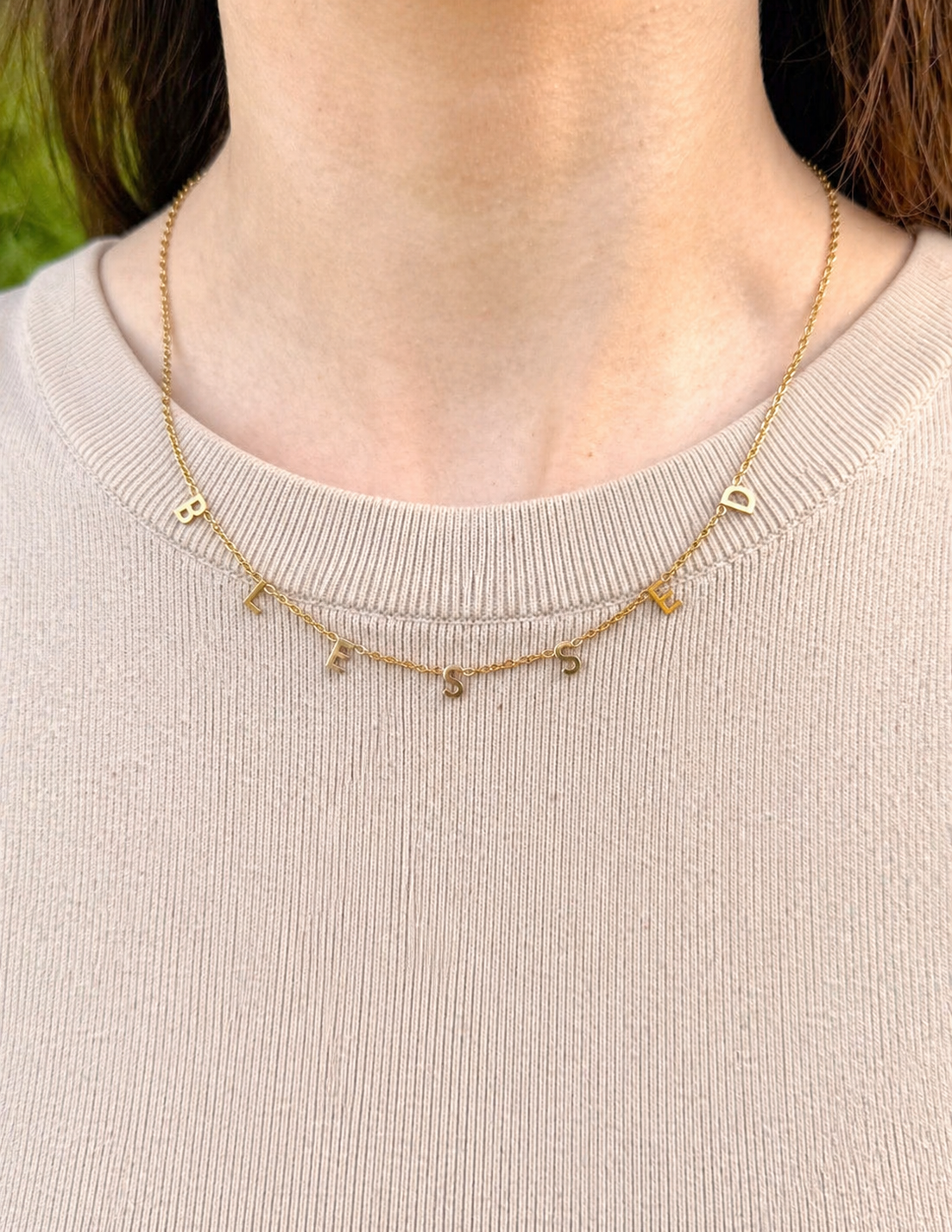 Blessed Dainty Necklace