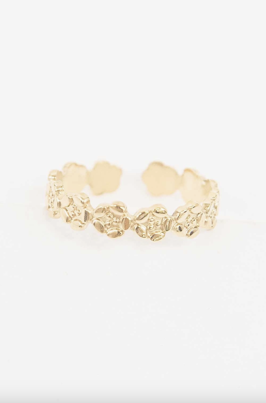 Saint Thérèse of Lisieux Adjustable Rose Ring