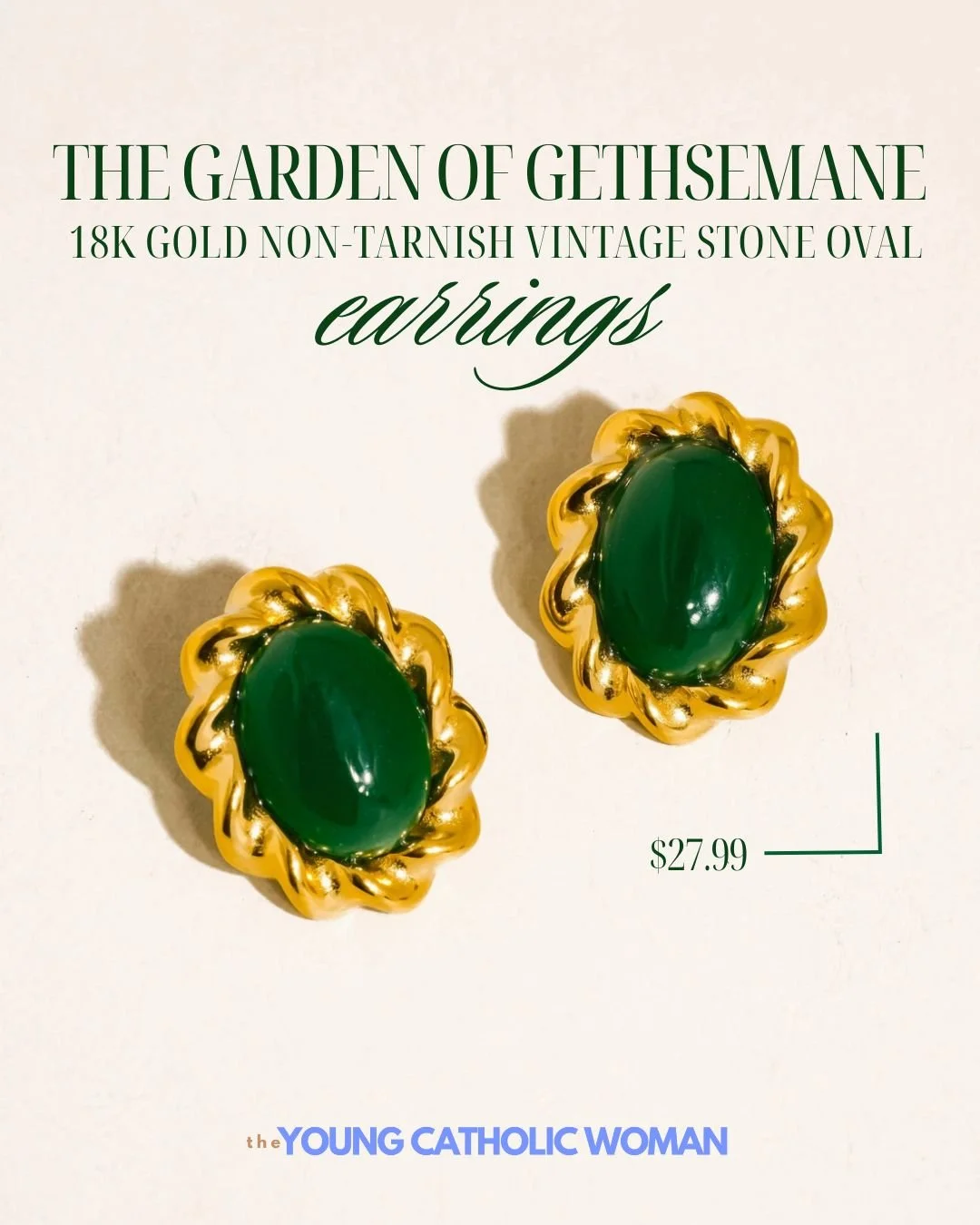 I&rsquo;ve always thought the Garden of Gethsemane is where Jesus took on all of the suffering and pains of those with mental illnesses. He knew distress. My prayer is that these earrings will remind those experiencing depression, anxiety, and other 