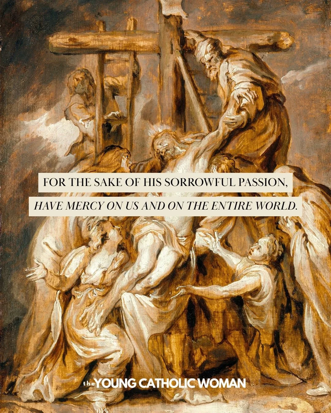 Here's your encouragement to pray the Divine Mercy Chaplet today and every Friday. 🙏