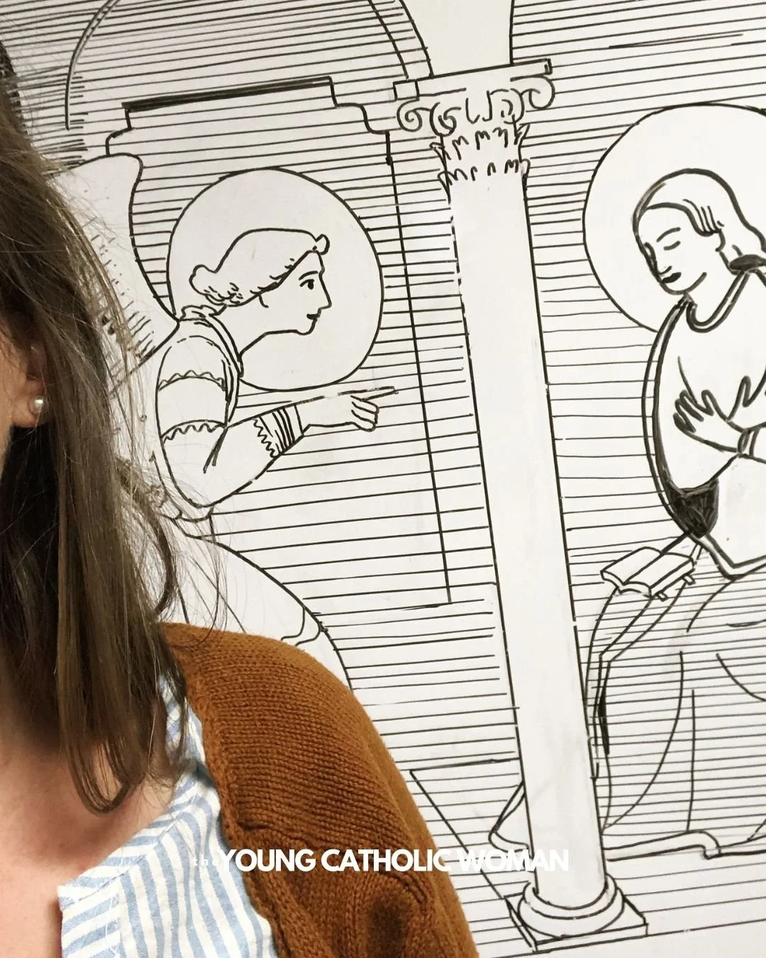 When we were dating, Peter popped into my office one day and drew this super casual masterpiece on my white board. I'm all excited for him because he has THREE art commissions this month. He's trained as a classical painter and works as a full time i