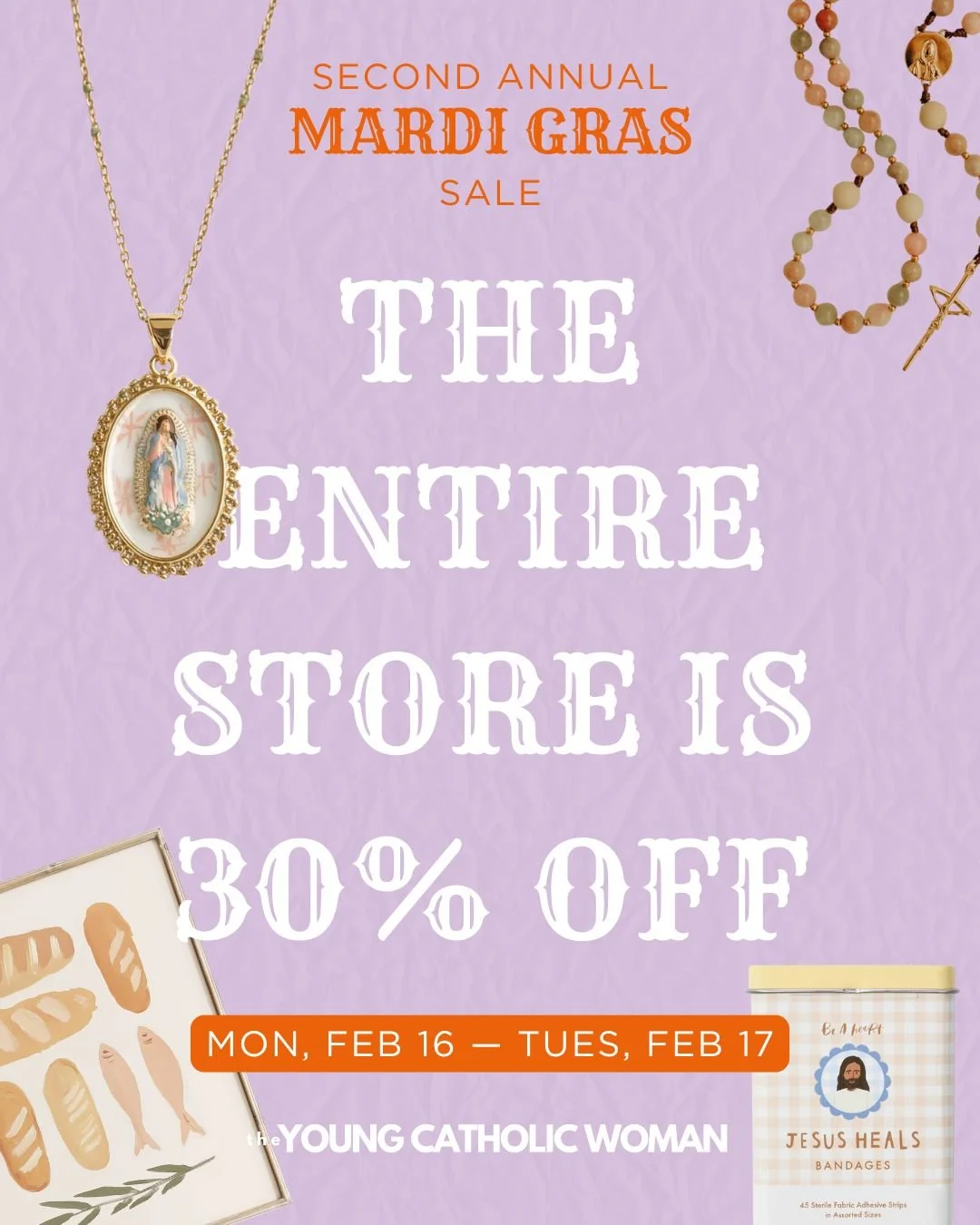Before we hit up the fasting, join the Church in celebrating! 🎉🎉🎉

Rooted in Catholic tradition, Mardi Gras marks the last day of feasting before Lent&rsquo;s fasting and penance. The day embodies the joy and gratitude for God&rsquo;s gifts, remin
