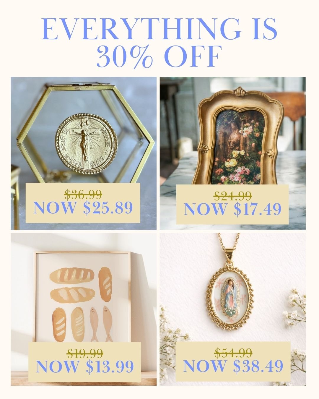 Sale ends tonight! 💐 It's your last chance to feast before we fast! Take advantage of one of our biggest sales of the year&mdash;sale includes best-sellers AND new arrivals!