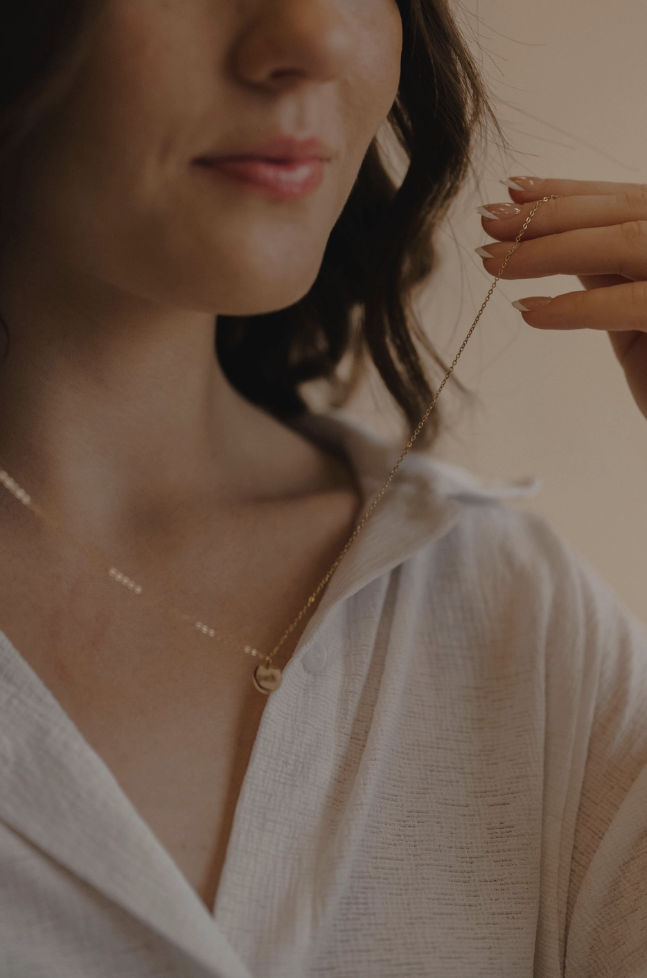 Near Disc Necklace | Catholic Miscarriage Jewelry