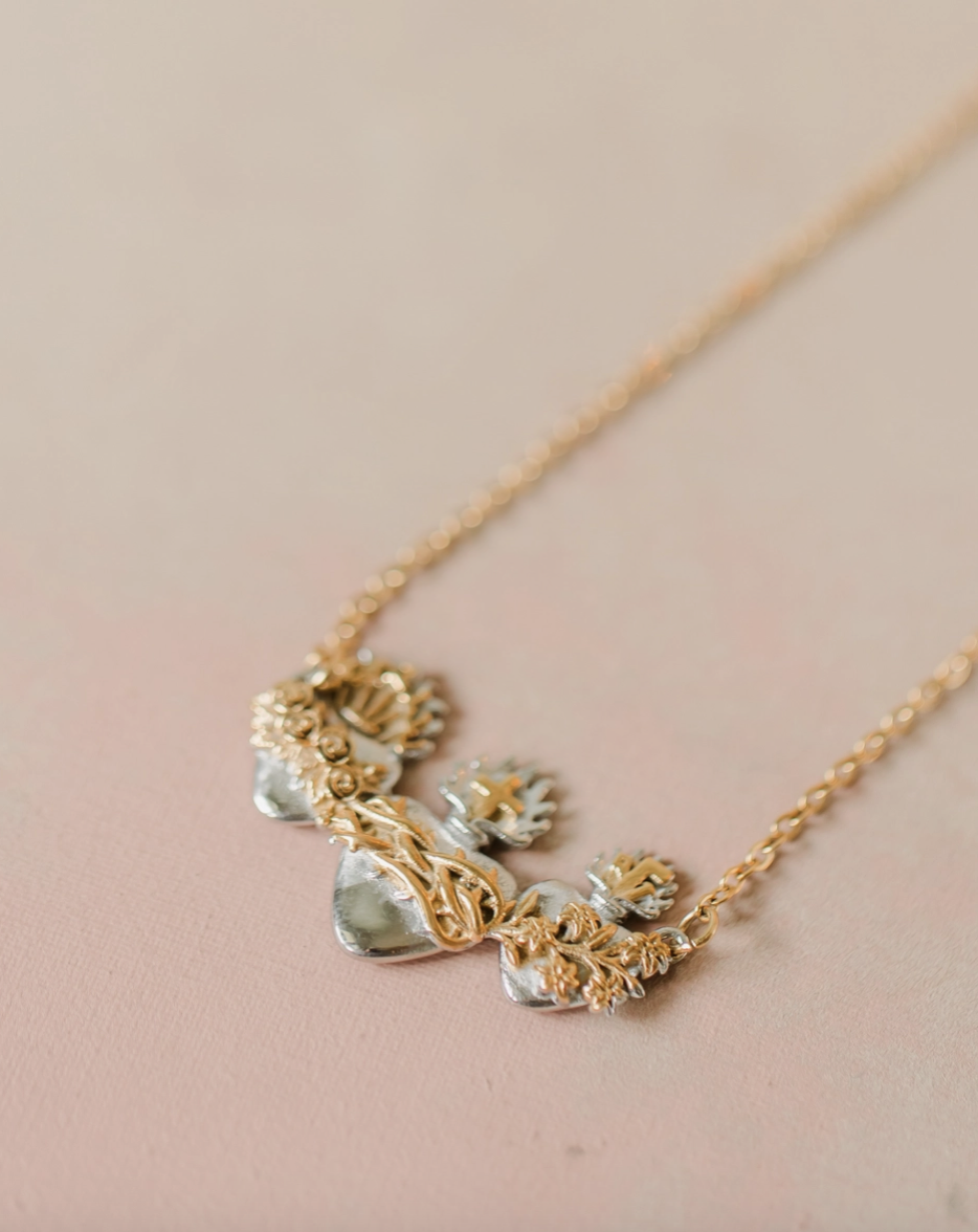 Holy Hearts Necklace