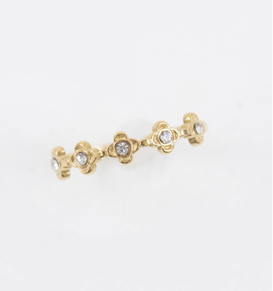 Saint Thérèse of Lisieux Adjustable Rose Ring