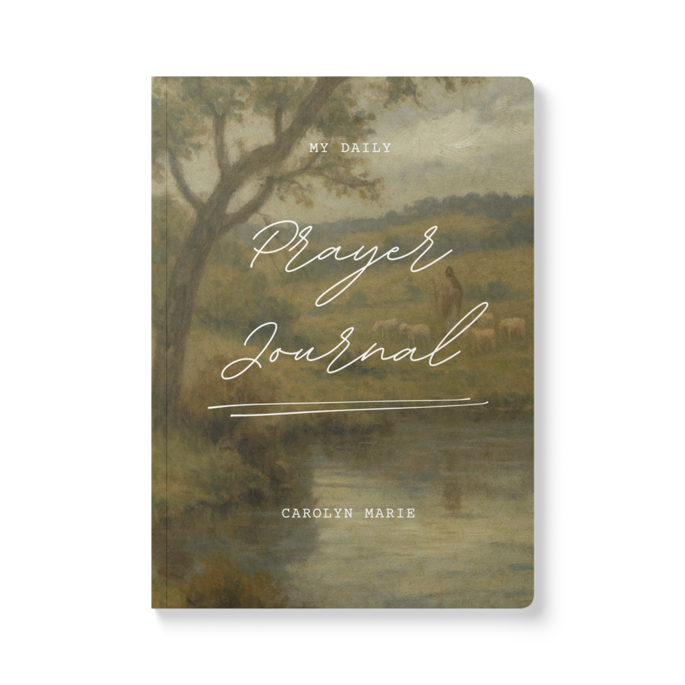 Custom Name Softcover Prayer Journal — Good Shepherd Theme