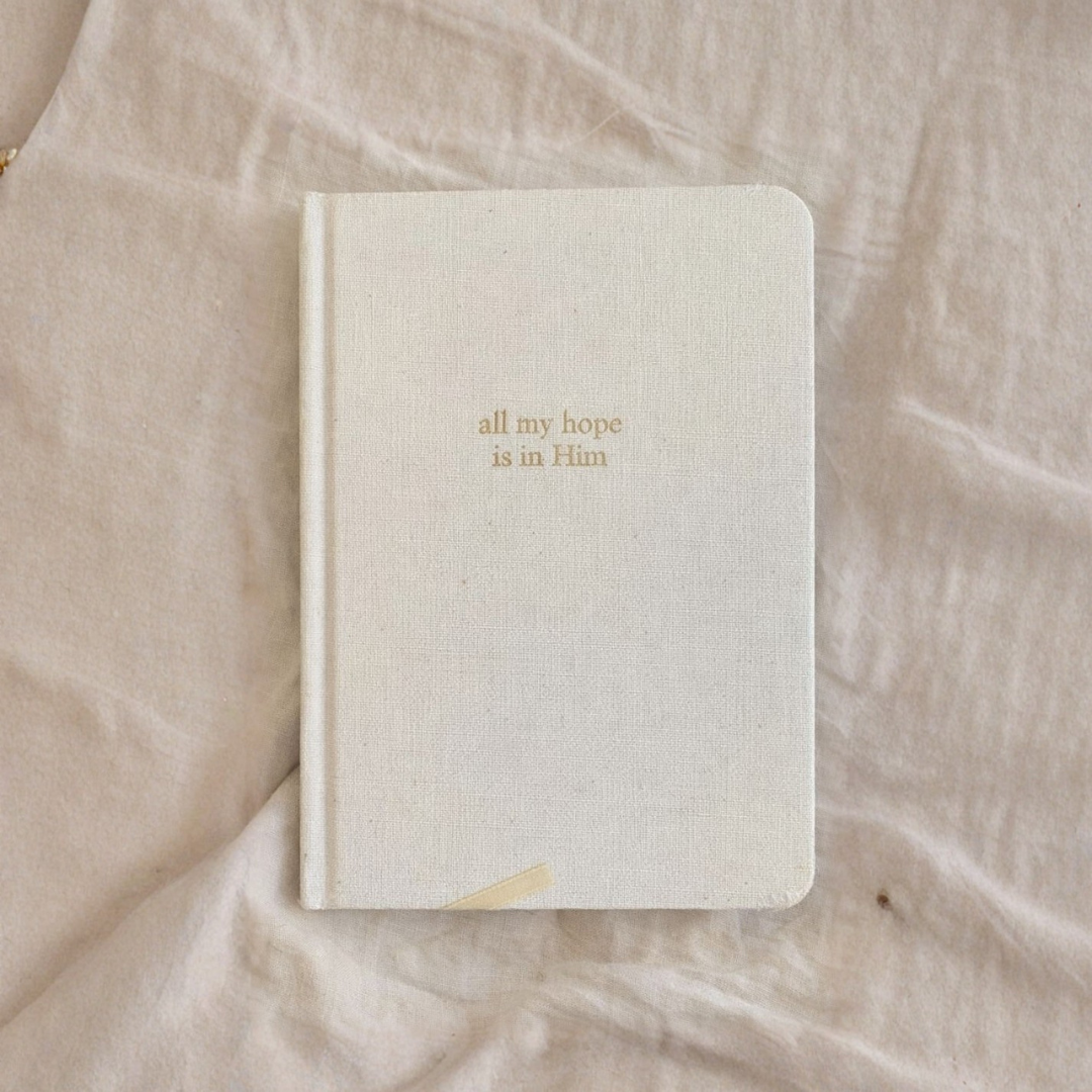 Linen Journal "All My Hope Is In Him"