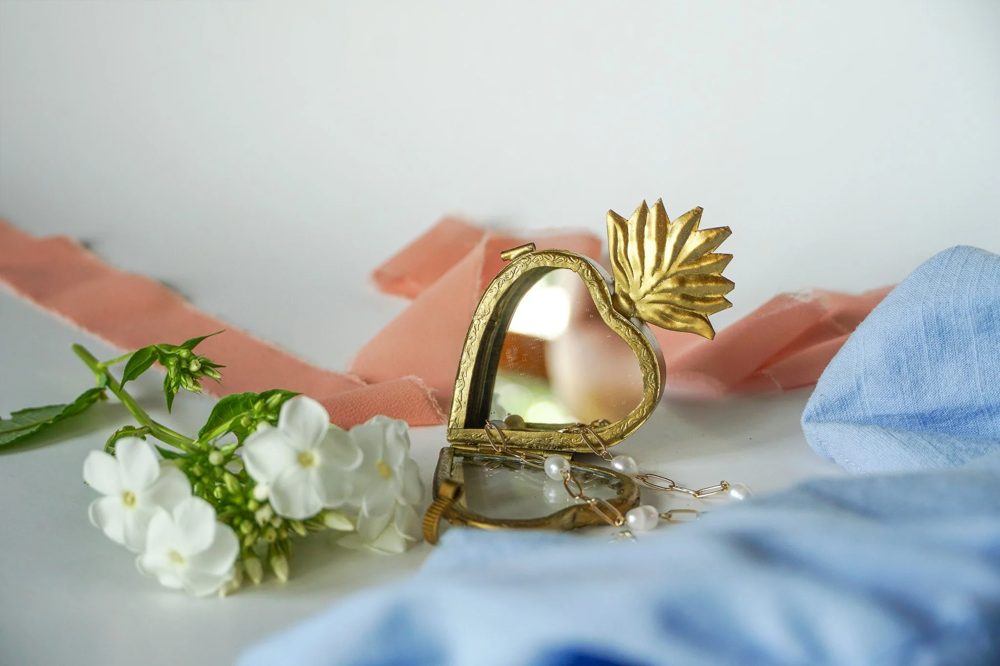 Sacred Heart Glass Keepsake Box
