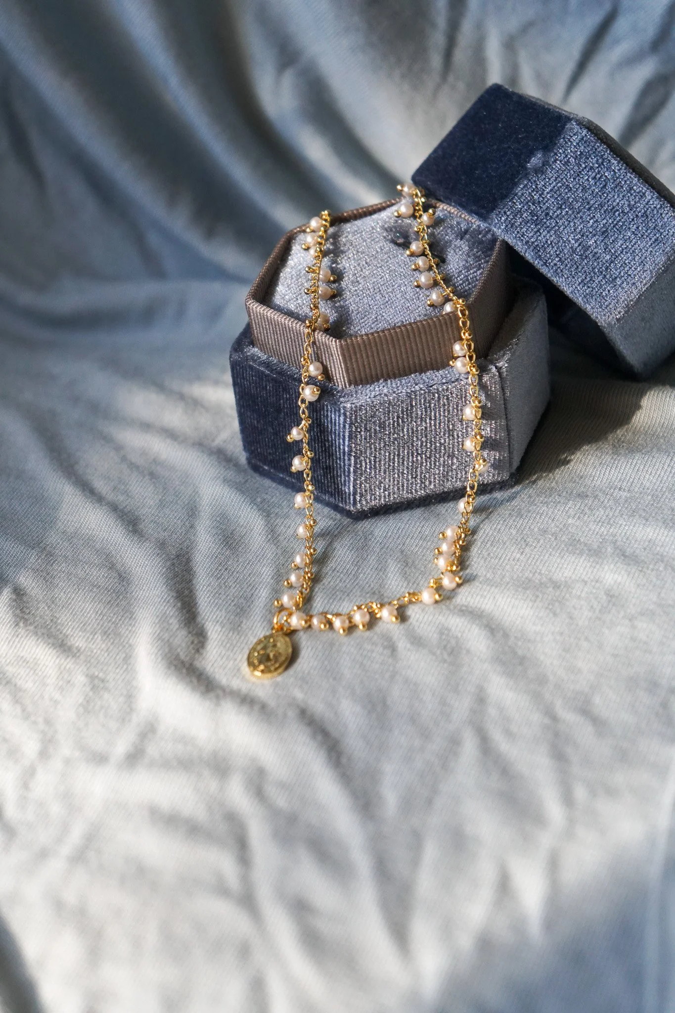 Miraculous Medal With Embellished Chain