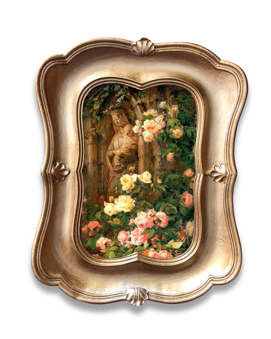 Framed Vintage Le Benitier Notre-Dame-des-Roses