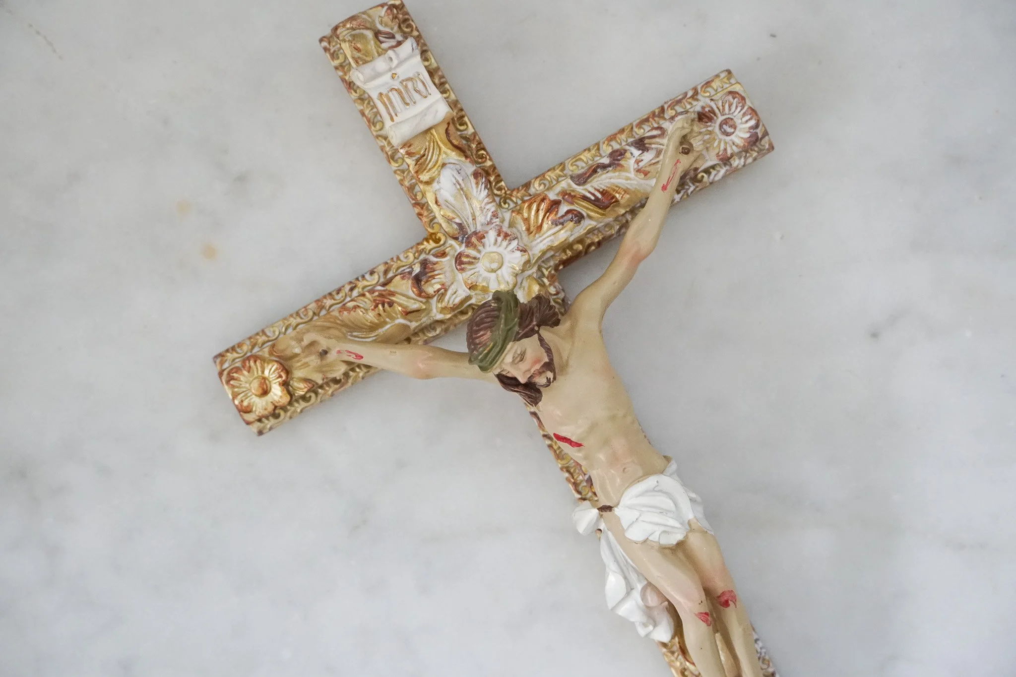 Catholic 8" Ornate Crucifix
