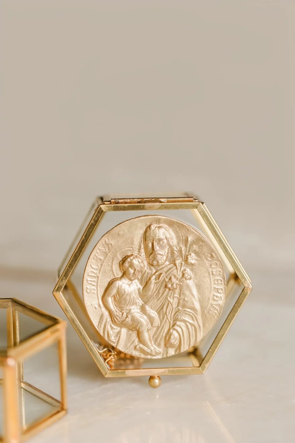 St. Joseph Rosary Jewelry Box