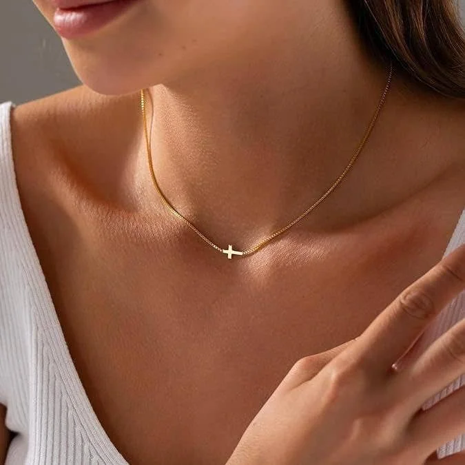 Mini Cross Necklace
