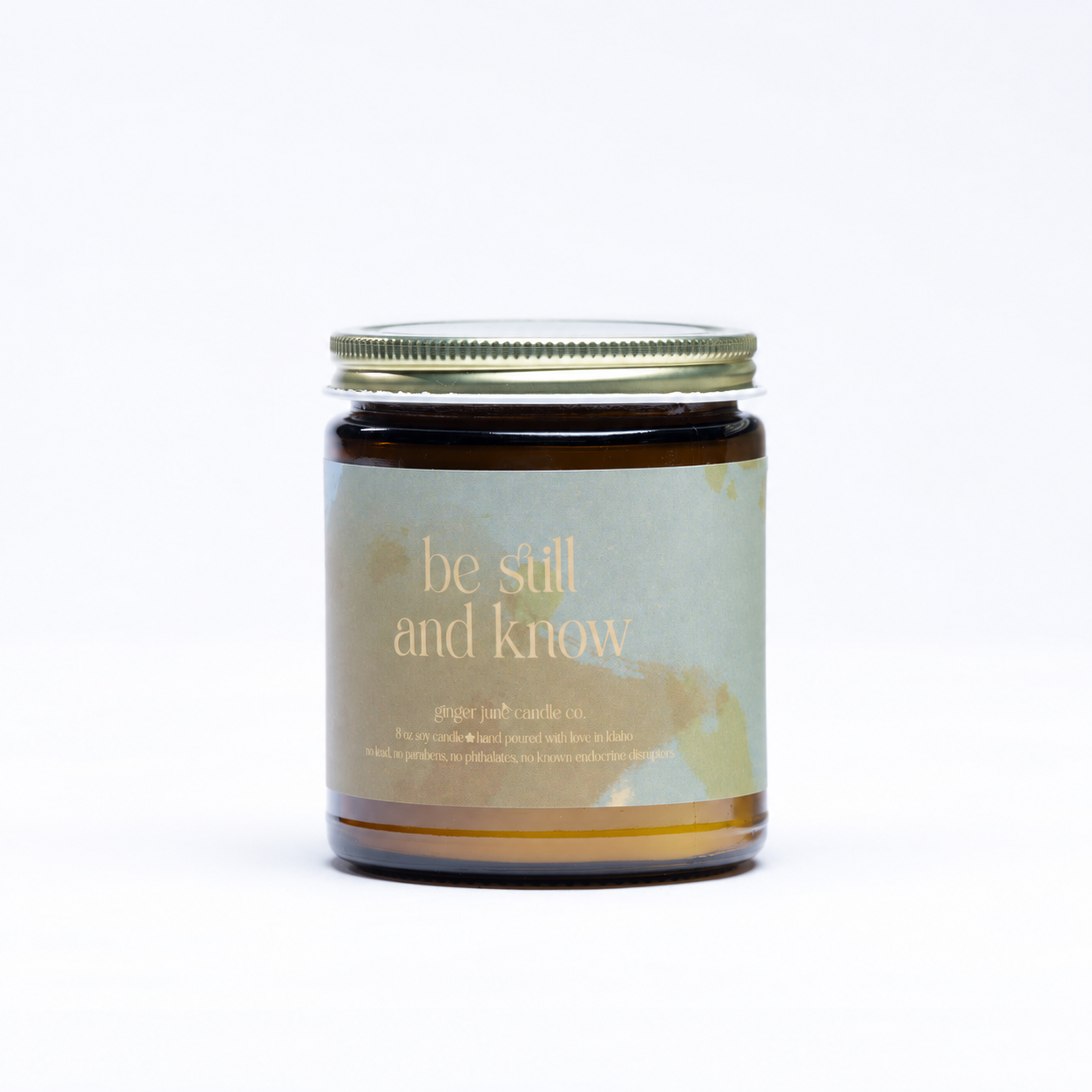 Be Still and Know • Soy Wax Candle • Clean Fragrance