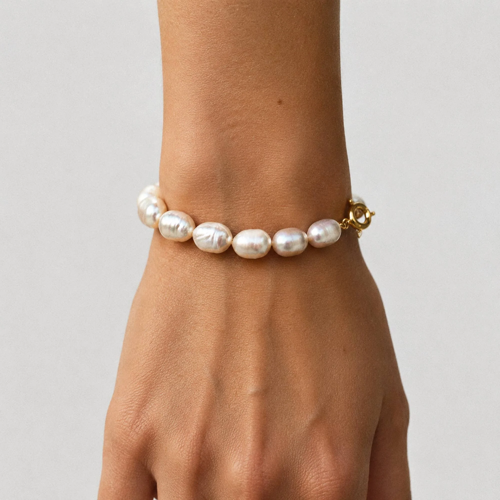 Stella Maris Baroque Pearl Bracelet