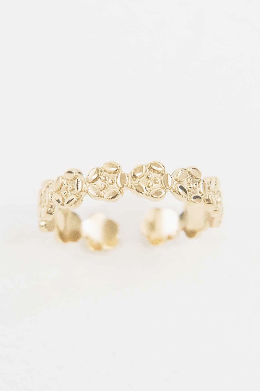 Saint Thérèse of Lisieux Adjustable Rose Ring