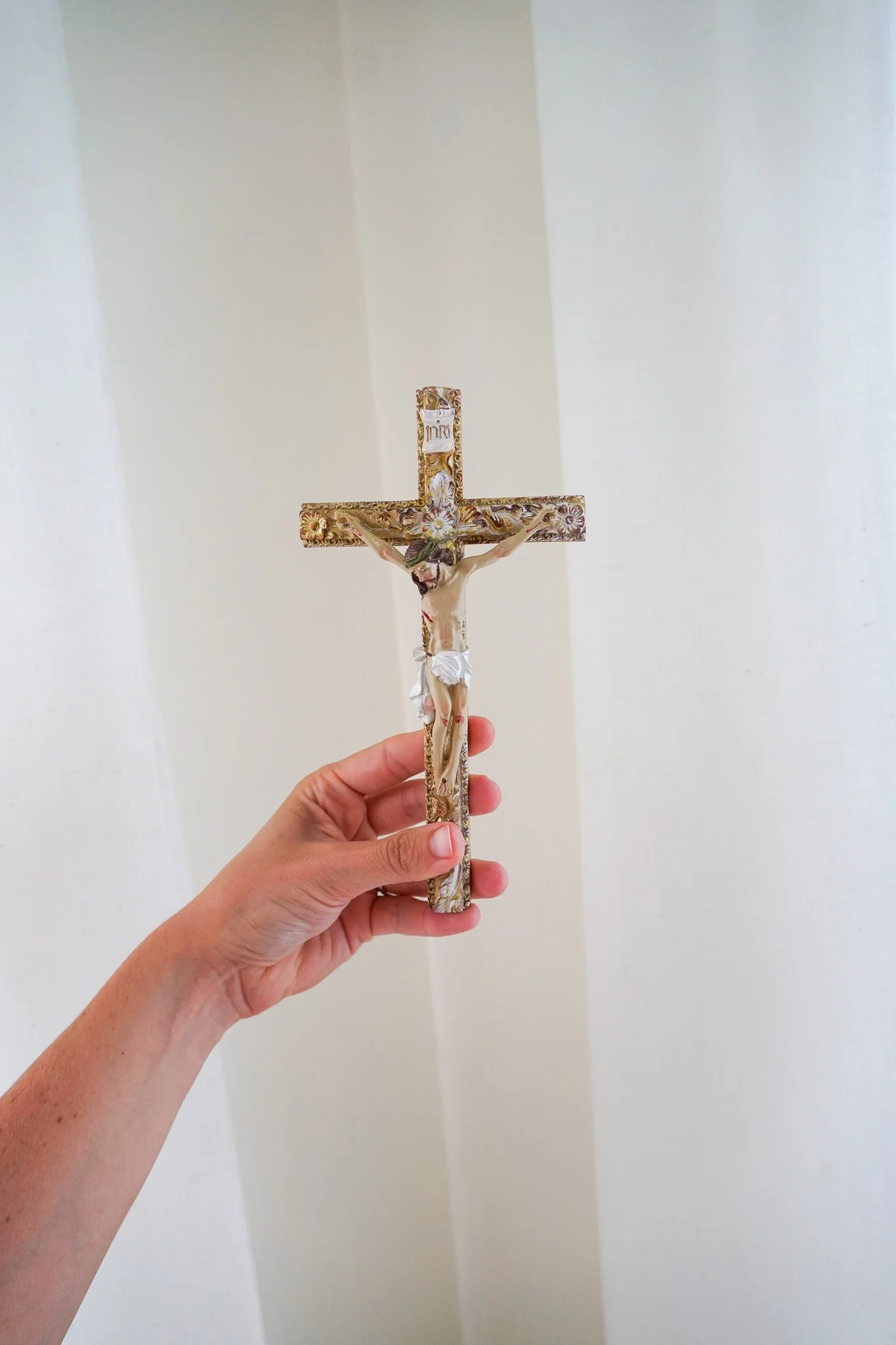Catholic 8" Ornate Crucifix