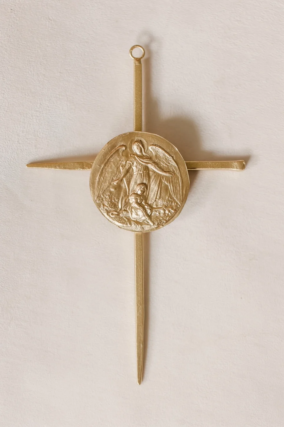 Guardian Angel Nail Cross