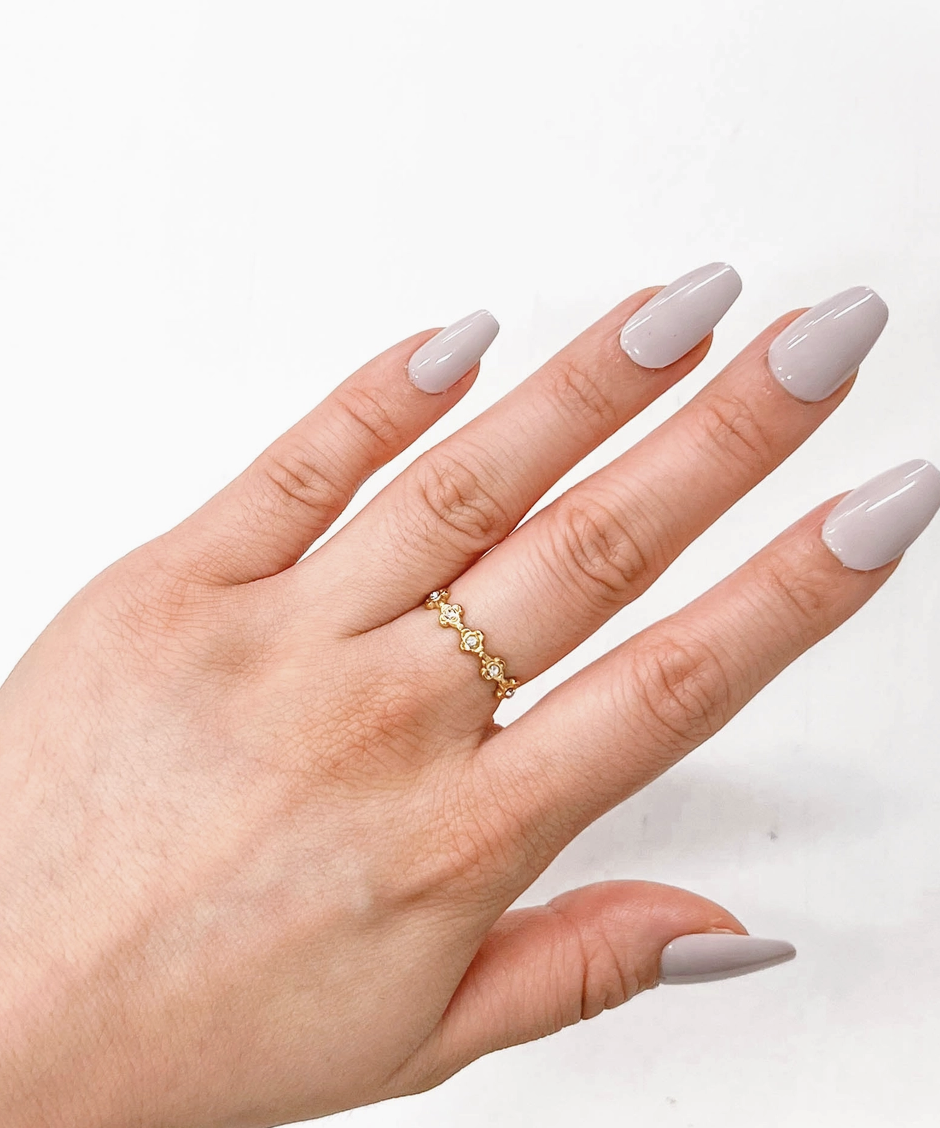 Saint Thérèse of Lisieux Adjustable Rose Ring