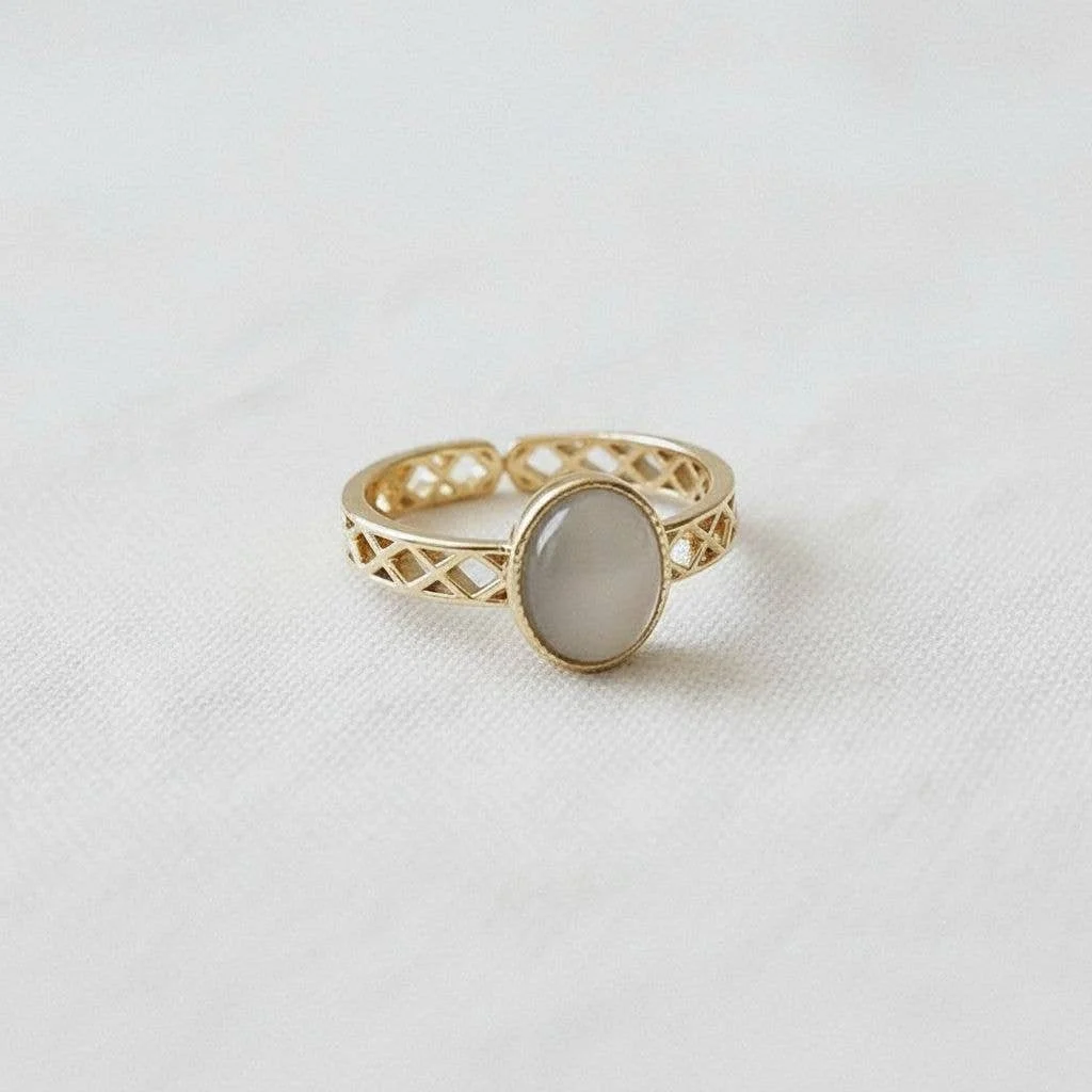 Queen of Angels D'inspiration Française Ring