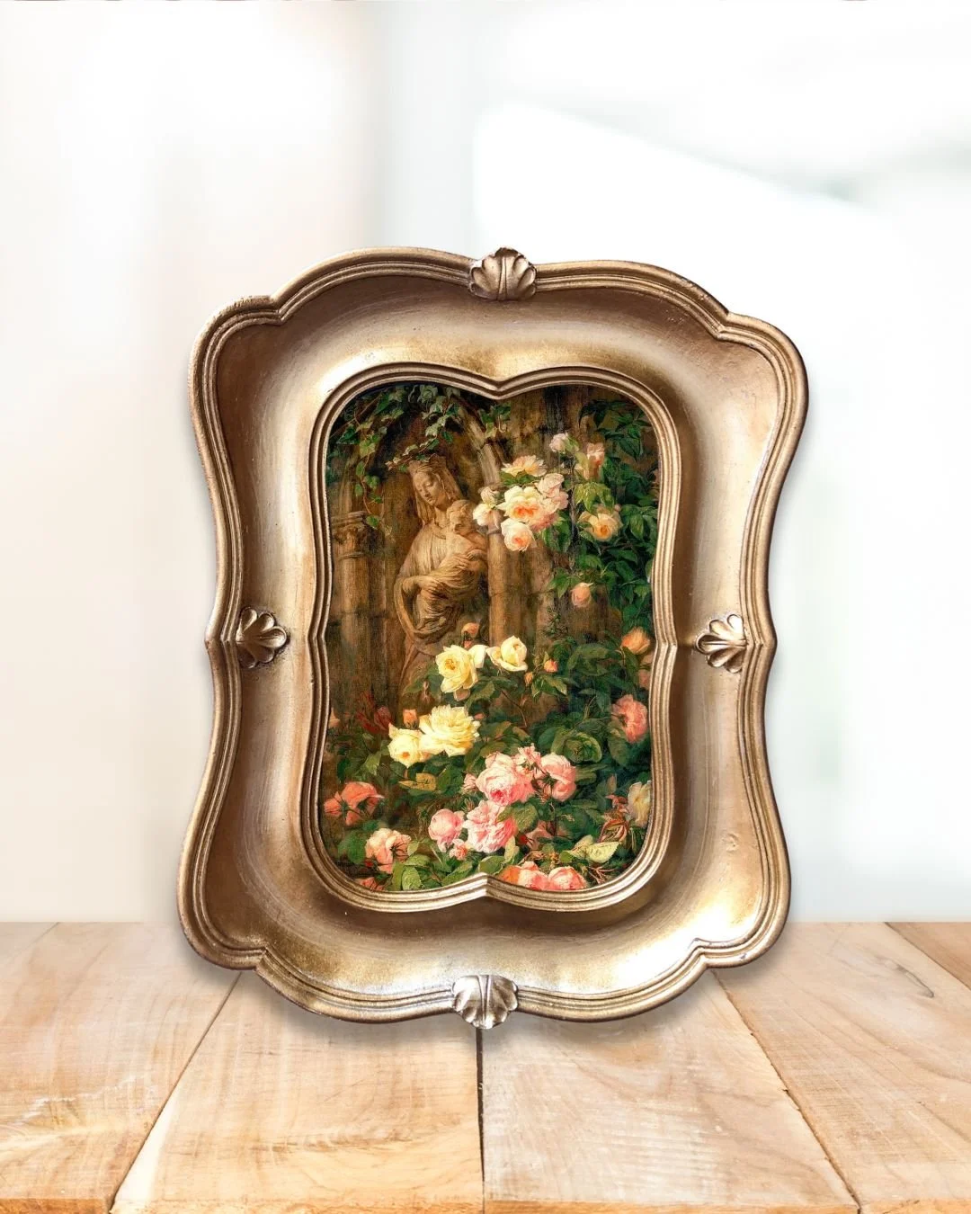 Framed Vintage Le Benitier Notre-Dame-des-Roses