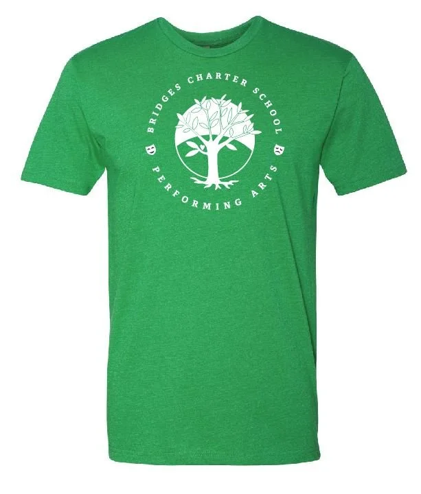 Bridges Performing Arts kelly green tee - 2024.JPG