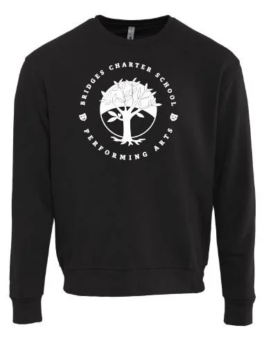 Bridges Performing Arts black crewneck fleece - 2024.JPG