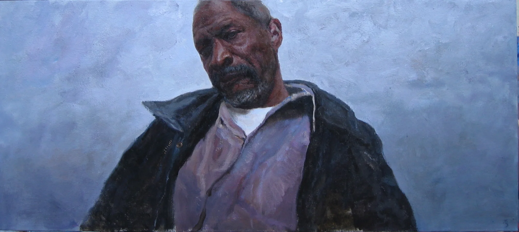  Pensive  25" x 40" Oil on Linen. 2005. Sold. 
