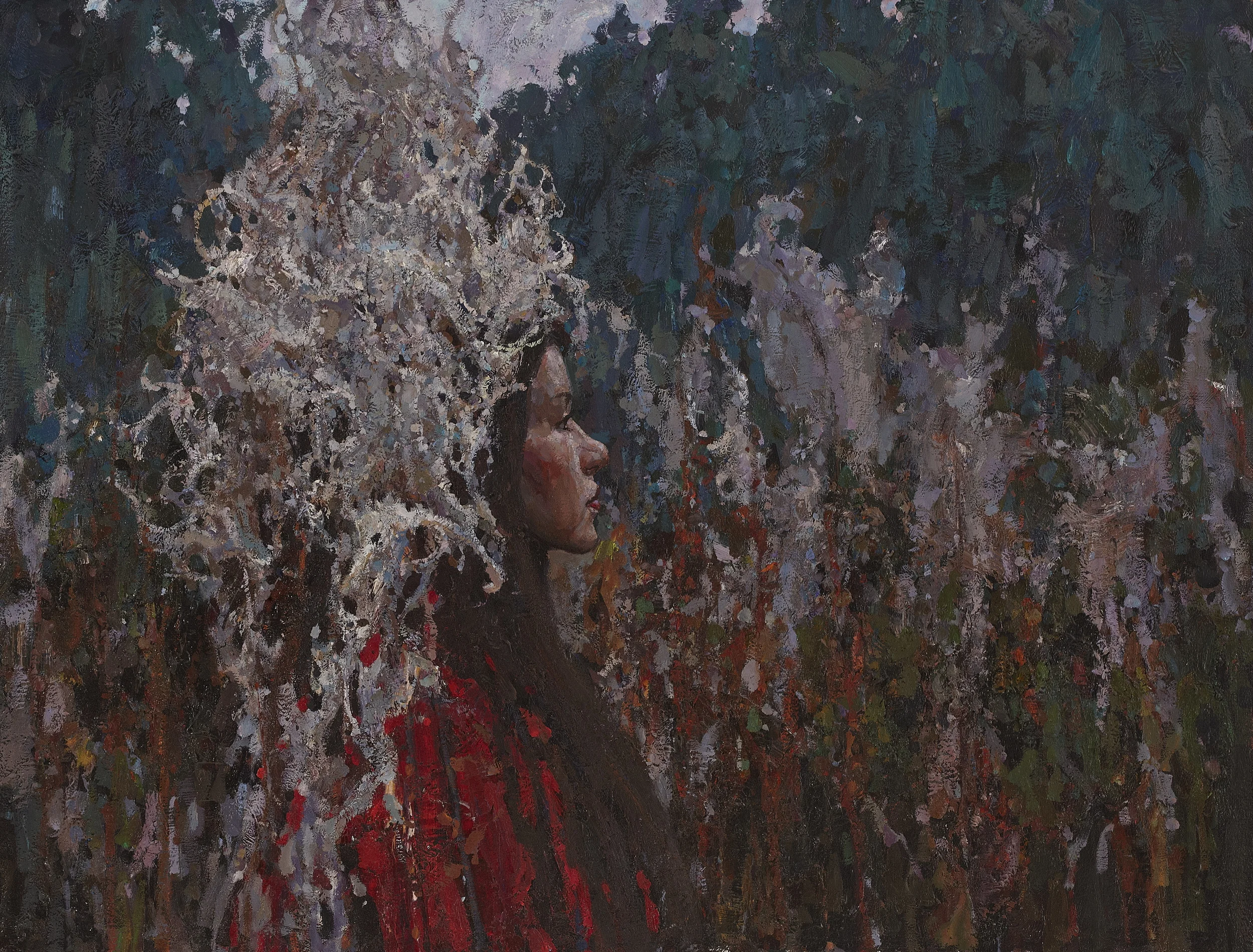  Wanderer  25,5" x 33,25" Oil on Linen. Price. $4500,  2013. Framed 