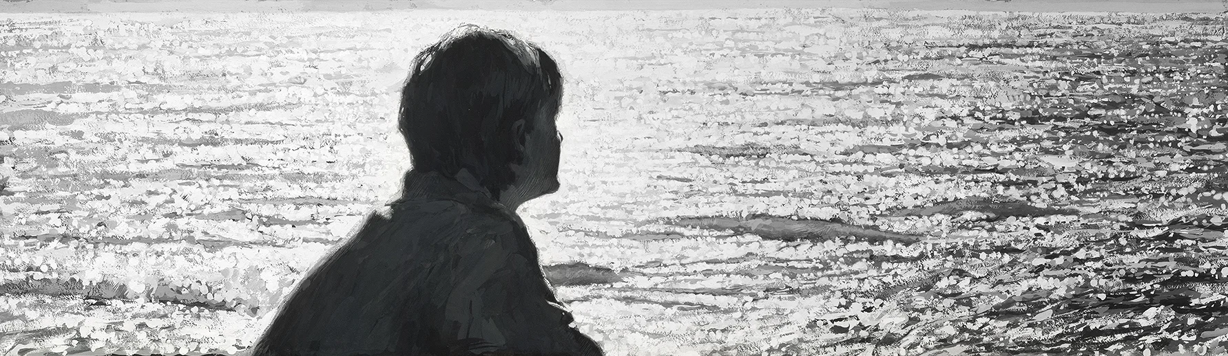  Coastal Dreams  8,5" x 29,5", Gouache on Paper, Year: 2015, Price: $2000 